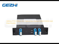 100GHz FTTX 1310nm 2CH Optical Mux Demux OADM DWDM Add Drop Module