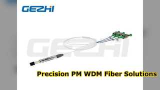 PM 融合型 WDM 高精度光ファイバ マルチプレクサ