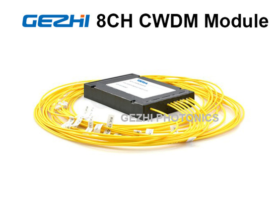 8チャネル単信繊維CWDMモジュール1270 -繊維の光学アンプのための1610nm