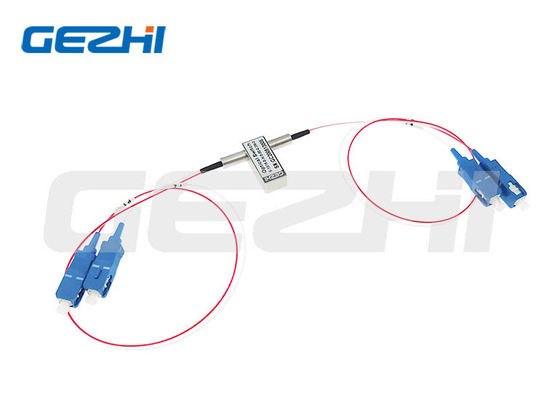 購入 3V 2x2B 光ファイバースイッチ 1260~1650nm 波長とロックまたはロックしない制御 オンライン製造