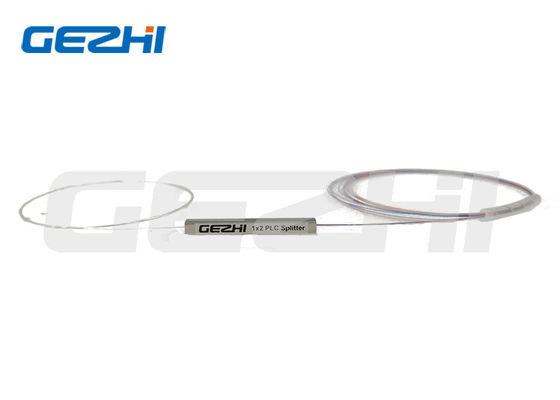 購入 FTTHアプリケーション向けのG657A1ファイバー付き1260-1650nm 1x2光PLCスプリッター（ベアファイバータイプ） オンライン製造