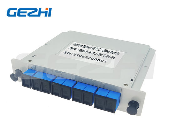 購入 GEPONネットワーク用SC UPCコネクタ付きカスタム1x8 PLCスプリッター オンライン製造