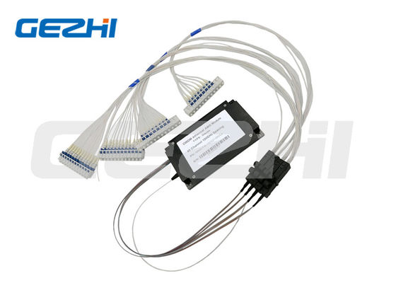 購入 高安定性ネットワーク向けフラットトップ・ガウシアンフィルター搭載 40ch 100GHz アサーマルAAWG DWDMモジュール オンライン製造