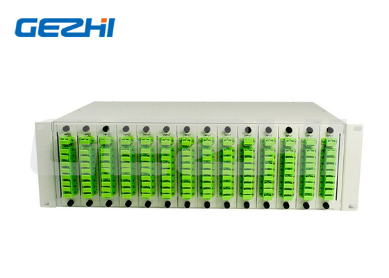 購入 3U 19インチ 光ファイバー 1x2 LGX PLC スプリッタ パッチパネル ラック マウント シャーシ online manufacture