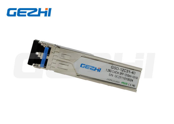 購入 シングルモードファイバー用 1.25Gbps データレート 1310nm 波長 40Km 距離 CWDM SFP 光トランシーバーモジュール オンライン製造