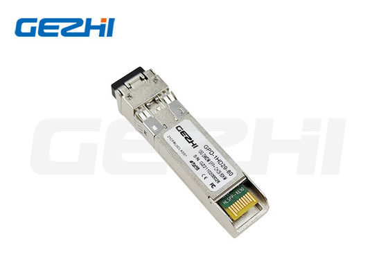 購入 10G SFP+ オプティカルトランシーバー 80km 送信距離デジタル診断モニタリングとイーサネットネットワークのための10Gbps データレート オンライン製造