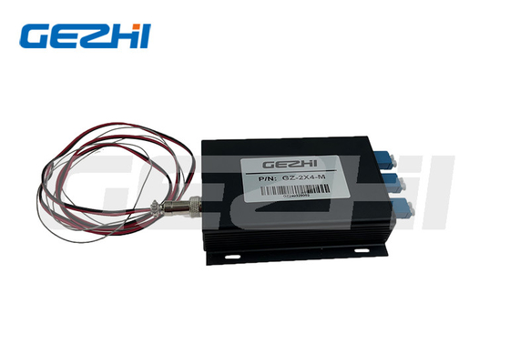購入 高信頼性 2×4 ファイバーオプティカルスイッチ 1260~1650nm TTL制御 オプティカルスイッチ オプティカルネットワークのリモートモニタリング online manufacture