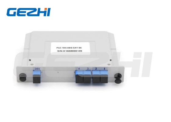 購入 SC/UPC 1*4 操作波長範囲1260~1650のリターン損失を持つ挿入型光ファイバーPLCスプリッター 55 online manufacture
