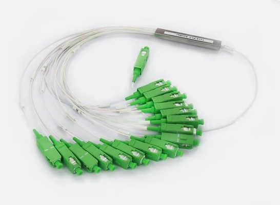 購入 1x2 PLC SC/APC 光ファイバースプリッタ FTTH SM 0.9mm G657A1 1m 光ファイバースプリッタ online manufacture