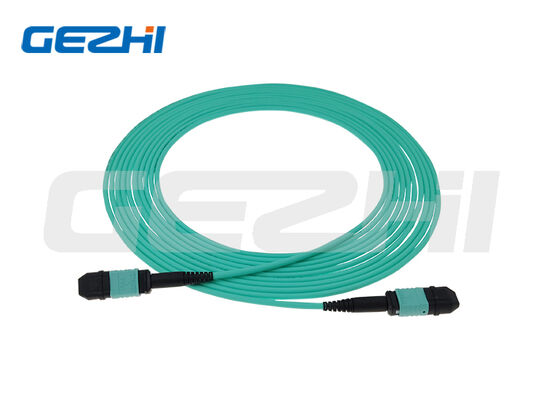 買う MPOパッチコード OM3 マルチモード 50/125μm 8F / 12F / 24Fファイバーカウントと高密度データセンターのためのMPO/MTPコネクタ オンライン製造