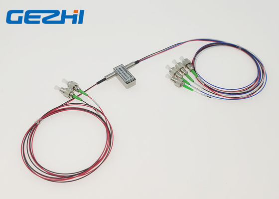 購入 1550nm 1メートルFC/APCはスイッチ2x4繊維光学二倍になります online manufacture