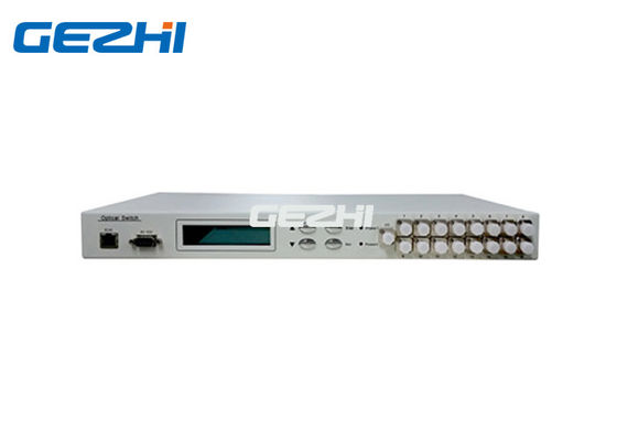 購入 1U 19インチのラック マウント多チャネル1x16繊維のオプティカル スイッチ online manufacture