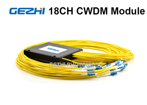 18モニターの港が付いているチャネル受動CWDM Mux Demux Pigtailedのモジュール