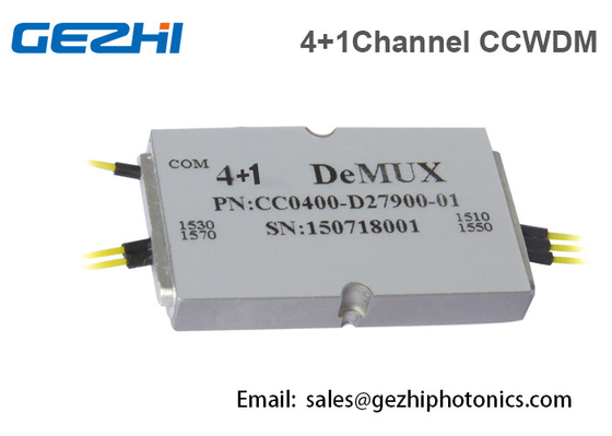 4+1改善の港が付いているチャネルの自由空間のコンパクトCWDM Demuxモジュール