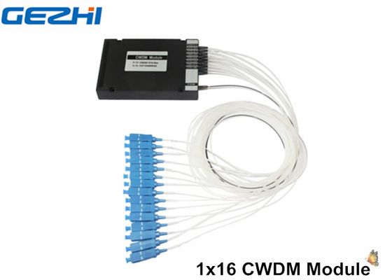 WDMネットワーク/CATVシステムのための受動装置1 x 16 CWDM Mux Demux