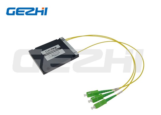 100G=100Ghz 2CH Dwdm Wdm ABS ボックス 100x80x10mm シングルモード光ファイバーソリューション
