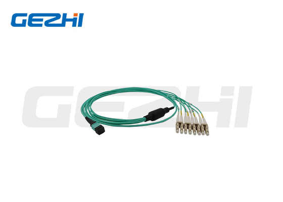 低PDLマルチモードパッチケーブル MPO OM3 12ファイバー MPOトランクケーブル