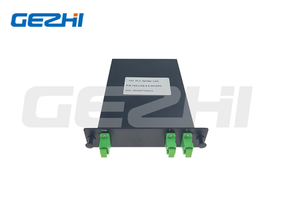 LGXカセット タイプFTTH PLCのディバイダー1x2の繊維光学のABS箱PLCのディバイダー