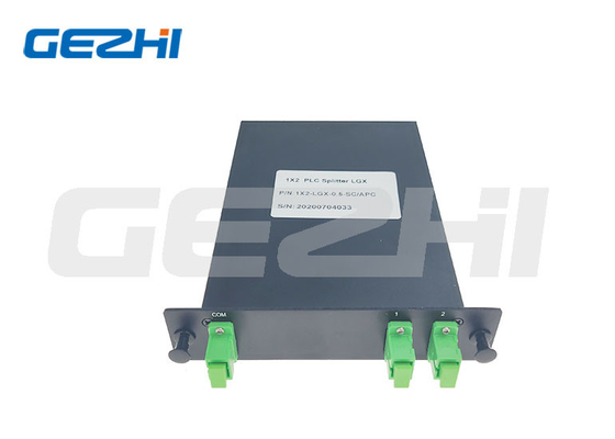 1x2 LGX箱繊維のFTTH FTTAの配電箱のための光学ディバイダー1*2 SC/APCのコネクター