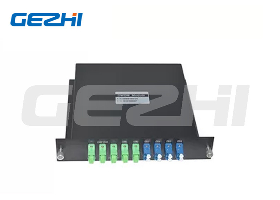 高い分離光学DWDM Mux Demux 2X4CH二重繊維LGXのタイプ