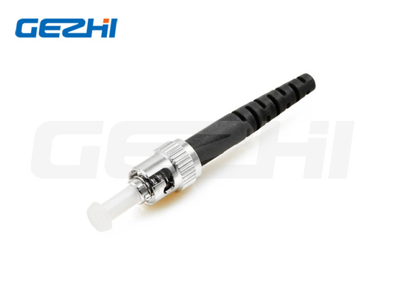 FTTH 光ファイバーコネクタ ST UPC シングルモード・シンプレックス・コネクタ 黒色
