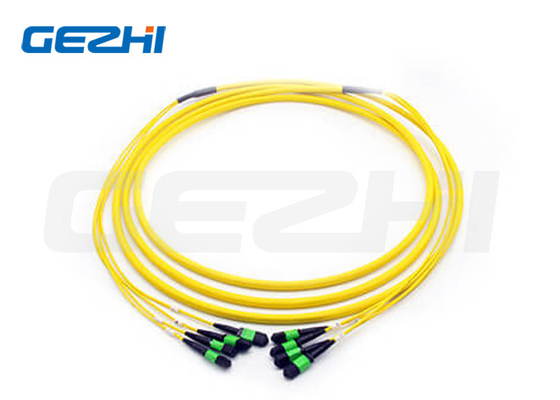 48F MPO (女性) - MPO (女性) 3.0mm LSZH 光ファイバーパッチケーブル/トランクケーブル