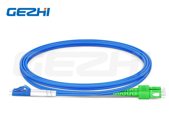 Lc Upc To Sc Apc デュプレックス OS2 シングルモード ファイバーパッチケーブル 室内装甲 Lszh 3.0mm