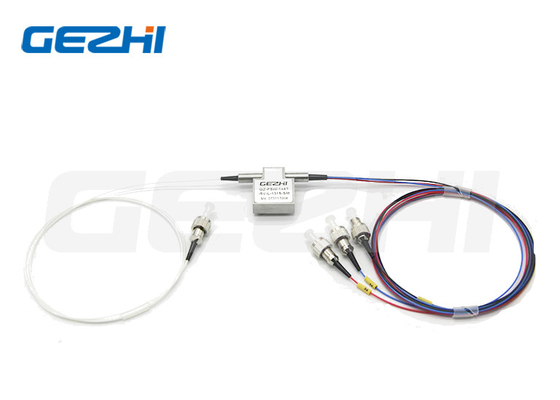 5V 850nm Multimode1x3 T型機械光学スイッチをFC/APCでロックする