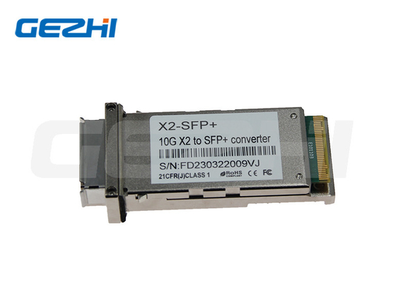 X2-SFP 10G X2 から SFP+ 変換器 X2 光学モジュール 300m-80km 距離 2 ワット