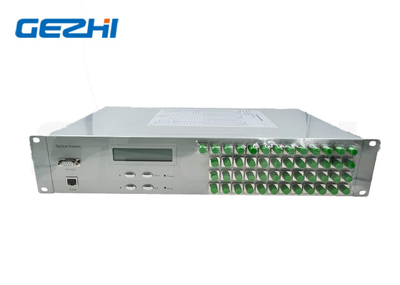 FSW 1x48 ファイバーオプティカルスイッチ 19インチ 2U ラックマウント 1260~1650nm シングルモード