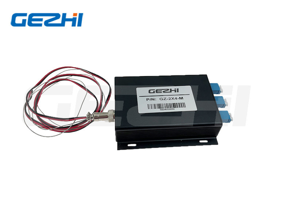 GZ-FSW-2x4 光ファイバースイッチ 1260~1650nm TTL制御光スイッチ
