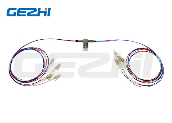 双D2x2Bバイパス光学スイッチ 固定/非固定 メカニカル光ファイバースイッチ