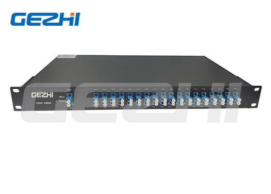 18CH CWDM モジュール CWDM Mux Demux 16 Ch 双ファイバーマルチプレクサー 1U 19'ラックマウント
