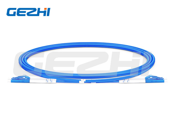 LC UPC から LC UPC デュプレックス OS2 シングルモード インダース 装甲 PVC (OFCR) 3.0mm 光ファイバーパッチケーブル