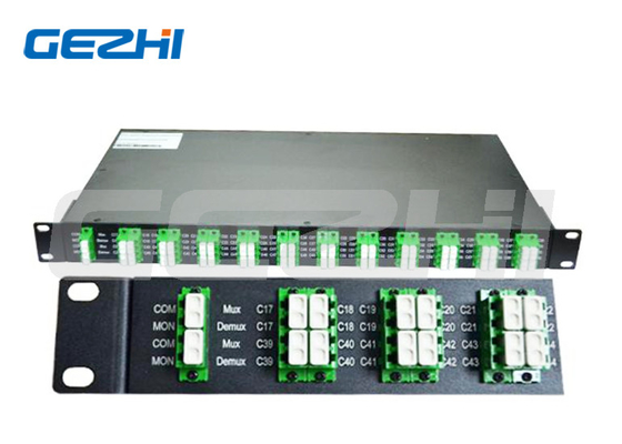 40チャネルLC/APC 100GHzデュプレックスアテルミックAWGDWDMモジュールGEZHI-DWDM - MUX/DEMUX