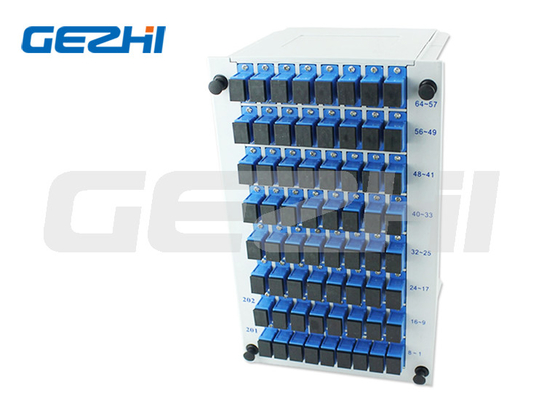 カセットタイプ プラスチック挿入モジュール 1*64 PLC スプリッタ 130*101*206mm