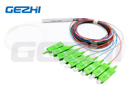 光ファイバー 1x4/1x8 ミニ PLC スプリッタ G657A ファイバータイプ 3.8-24.5 dB 挿入損失保証