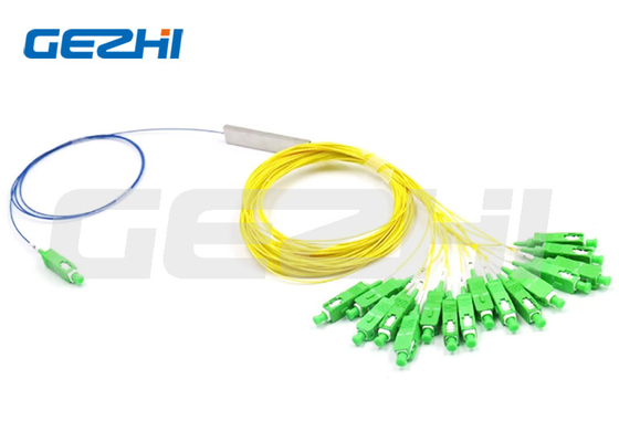 60x12x4mm PLC 光ファイバースプリッタ G657A2 1x16 光ファイバースプリッタ