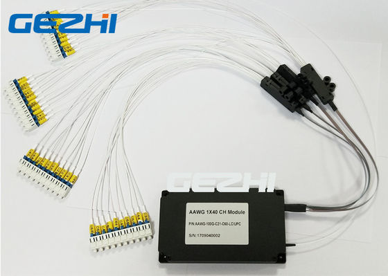 100GHz C60 1x40 CH AAWGモジュールDWDM Mux Demux