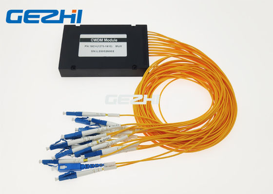 ABS箱1610nm 1x18 CWDMの粗い波長分割多重方式