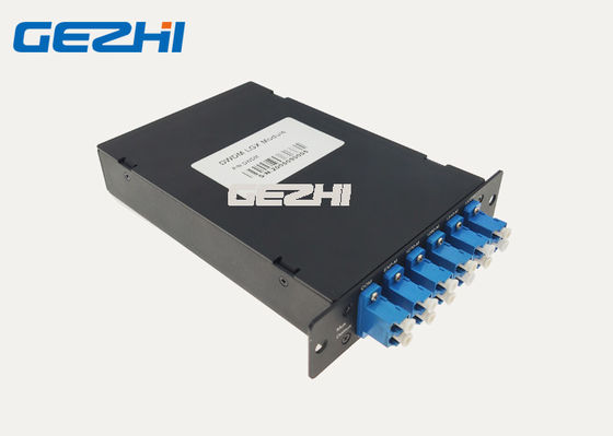 100GHzグリッドとデュプレックスファイバーを備えた1x4チャンネルパッシブDWDMマルチプレクサモジュール、高容量ネットワーク向け