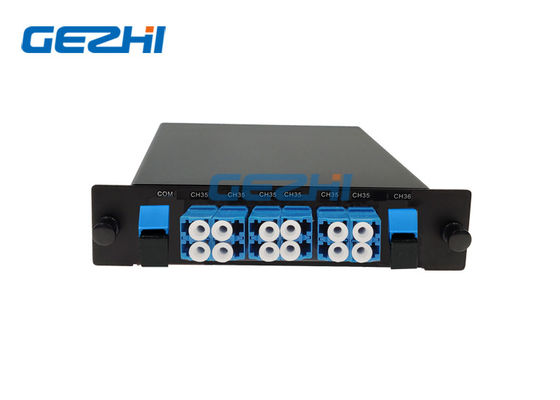 12のチャネル5G DWDM Mux Demux OMUXの折畳み式ベッドRTモジュール